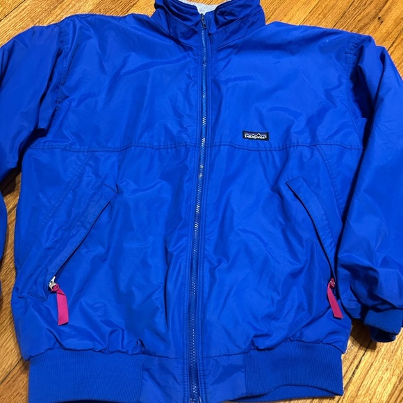 Vintage 90s Blue With Pink Detail Zip Up Jacket Women’s  Size Large Blue - Picture 2 of 12